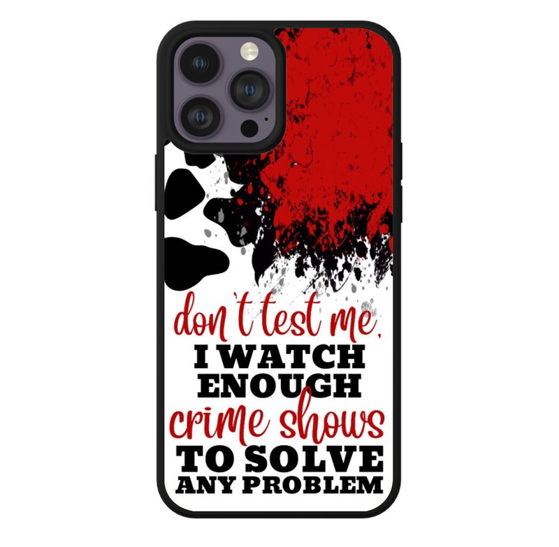 Crime Shows Funny Phone Case for iphone Durable shockproof protective