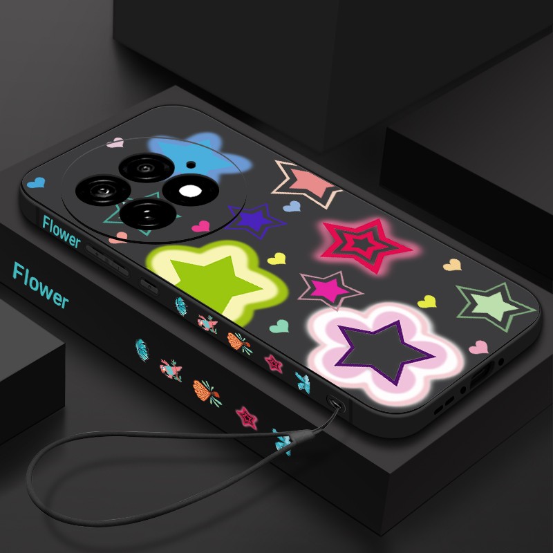 Cute Star Silicone Phone Case For OnePlus 15 13 12 13R 11R 1+ Nord 5 ACE 5 Cover
