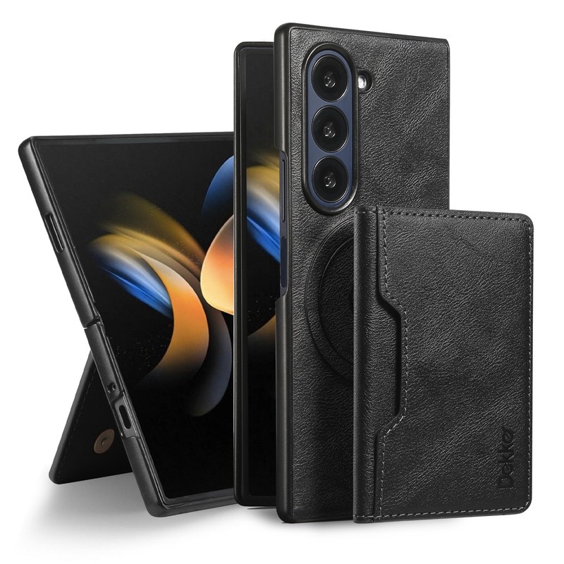 For Samsung Galaxy Z Fold 7/6/5/4/3 Detachable 2in1 Wallet Magnetic Leather Case