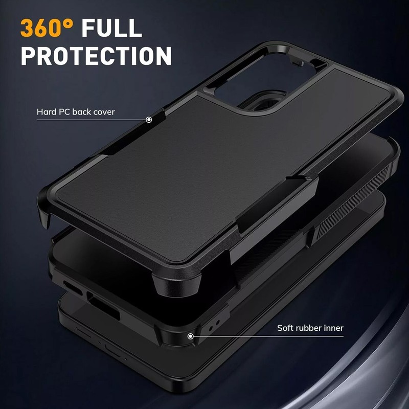 For Samsung Galaxy S25 S25+ S25 Ultra Shockproof Case Anti-Slip Cover+Screen gallery