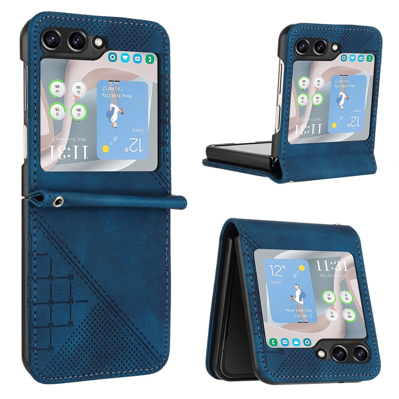 Slim Luxury Shockproof Leather Phone Case For Samsung Galaxy Z Flip 6 5 4 3