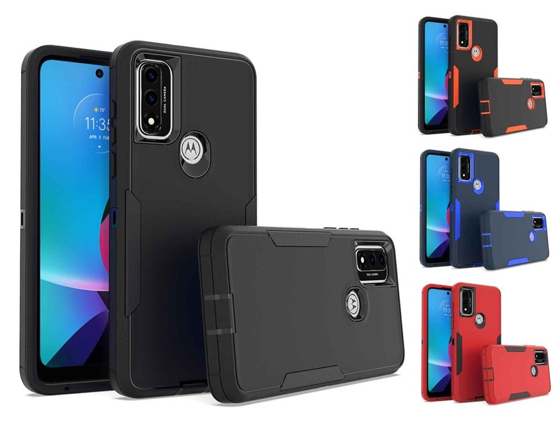 For Motorola Moto G Play 2023 5G – Dual Layer Shock Proof Heavy Duty Cover Case