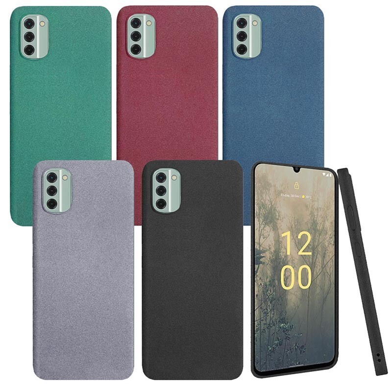 For Nokia G100 Soft RockSand Matte Rubber Silicone case back Skin cover gallery