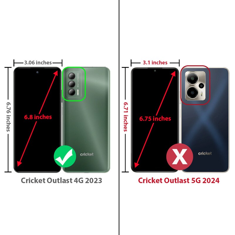 For Cricket Outlas/AT&T Jetmore Case Rubber Hard Hybrid Cover +Tempered Glass gallery