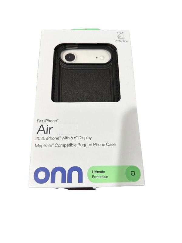Onn Ultimate Protection Rugged Case for iPhone Air 2025 (Black) BRAND NEW IN BOX gallery