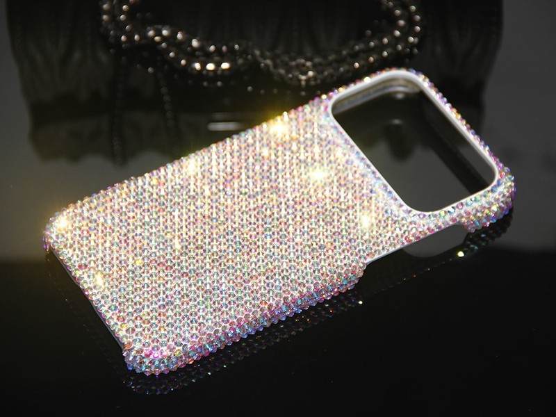 For iPhone 17 Pro Max 16 15 14 13 12 Diamond Case Cover WITH SWAROVSK ELEMENTS gallery