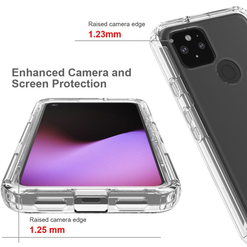 For Google Pixel 5 Full-Body Protective Case With Built-in Screen Protector gallery