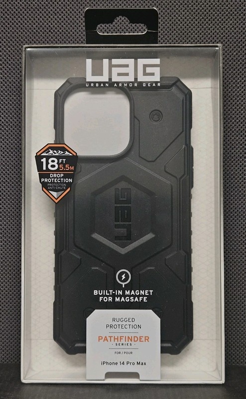 UAG Urban Armor Gear Pathfinder Rugged Black Case For iPhone 14 Pro Max New