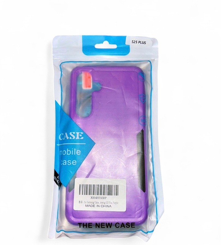 Purple Case & Screen Protector for Samsung Galaxy S25 Plus/S24 Plus