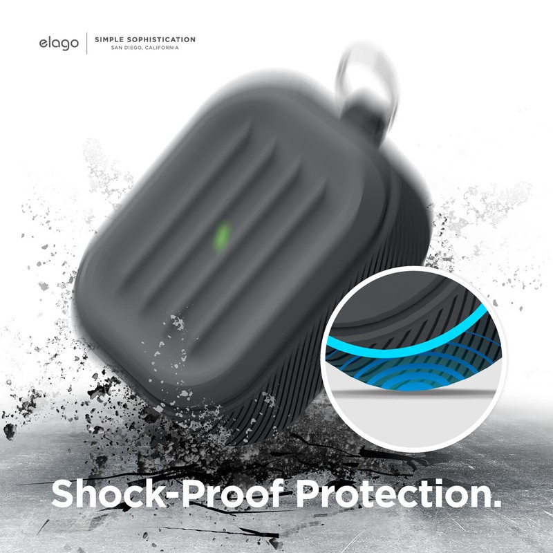 AirPods Pro Case - elago® Armor Case [Dark Grey] gallery