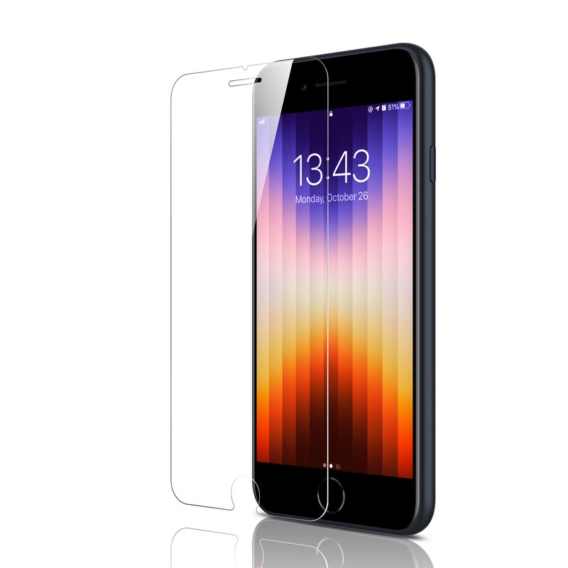 For iPhone 7,8,SE 2nd,3rd Gen 2022/2020 Liquid Silicone Case,HD Screen Protector gallery