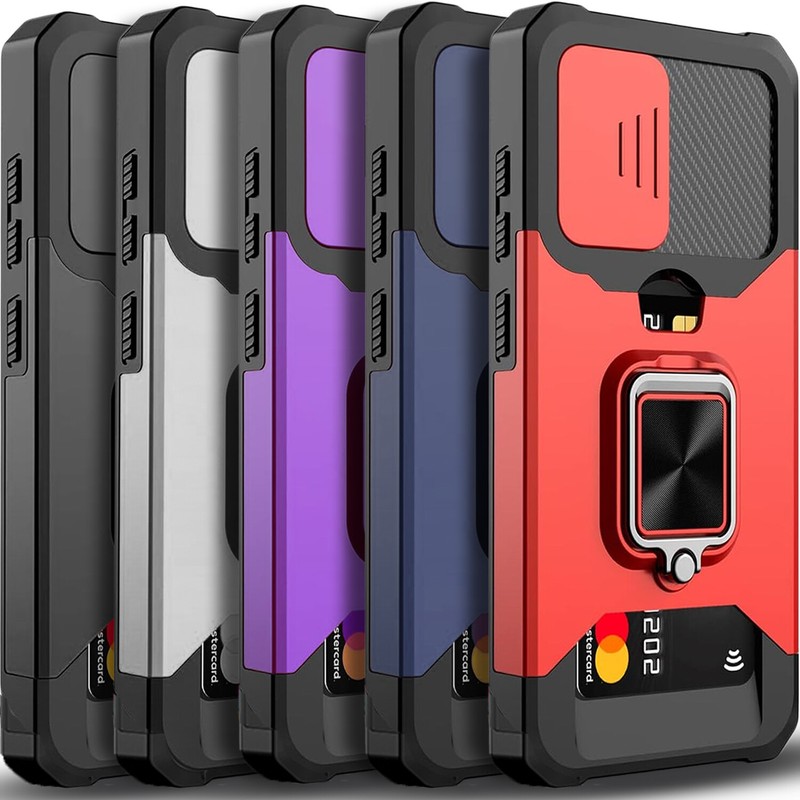 For Samsung Galaxy A15 5G A14 5G A54 A03S A13 A35 Case Phone Cover+Tempered Glas