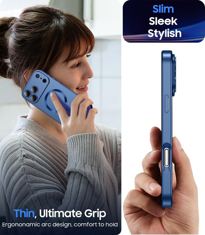 Shockproof Mag Safe Case For iPhone 17 Pro Max Air Soft TPU + Camera Lens Cover gallery