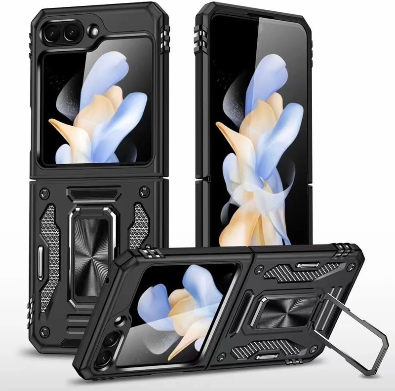 Compatible With Samsung Galaxy Z Flip 5 5G Case,high qualit,PC Material ,Black
