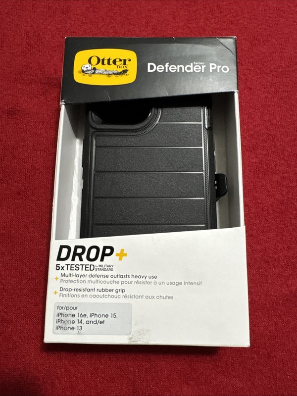 OtterBox – Defender Series Pro Hard Shell for iPhone 16e & iphone 15, 14 and 13