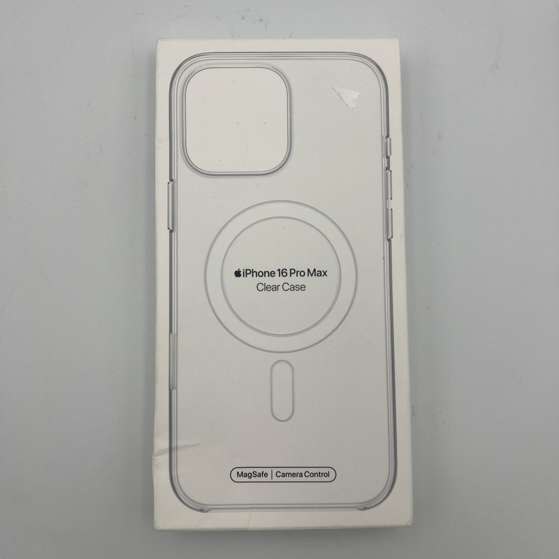 Genuine Apple iPhone 16 PRO MAX (6.9″) Case w/Magsafe -Clear Case