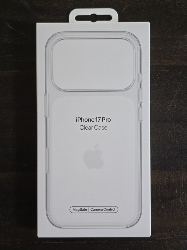 Apple iPhone 17 Pro Clear Case MagSafe Camera Control Transparent Fitted Skin