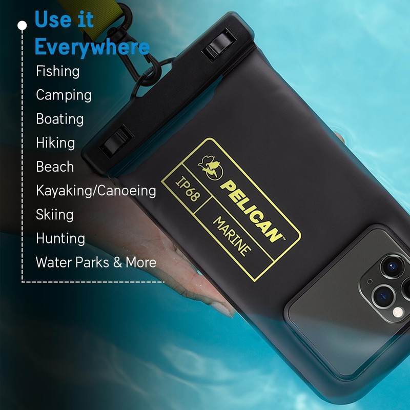 Floating Waterproof Phone Case - Certified & Touchscreen Friendly, 2-Pack gallery