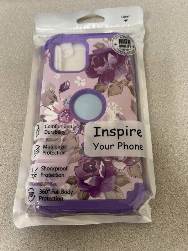 Hocase For iPhone 12 6.1 (Lavender Flowers) Sealed Bag