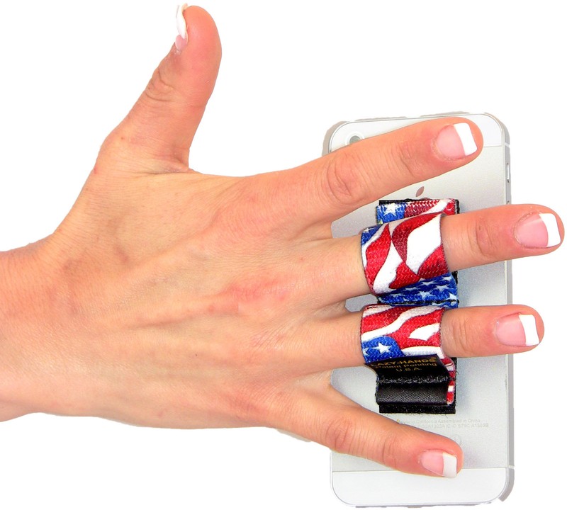 LAZY-HANDS 2-Loop Phone Grip – Flags