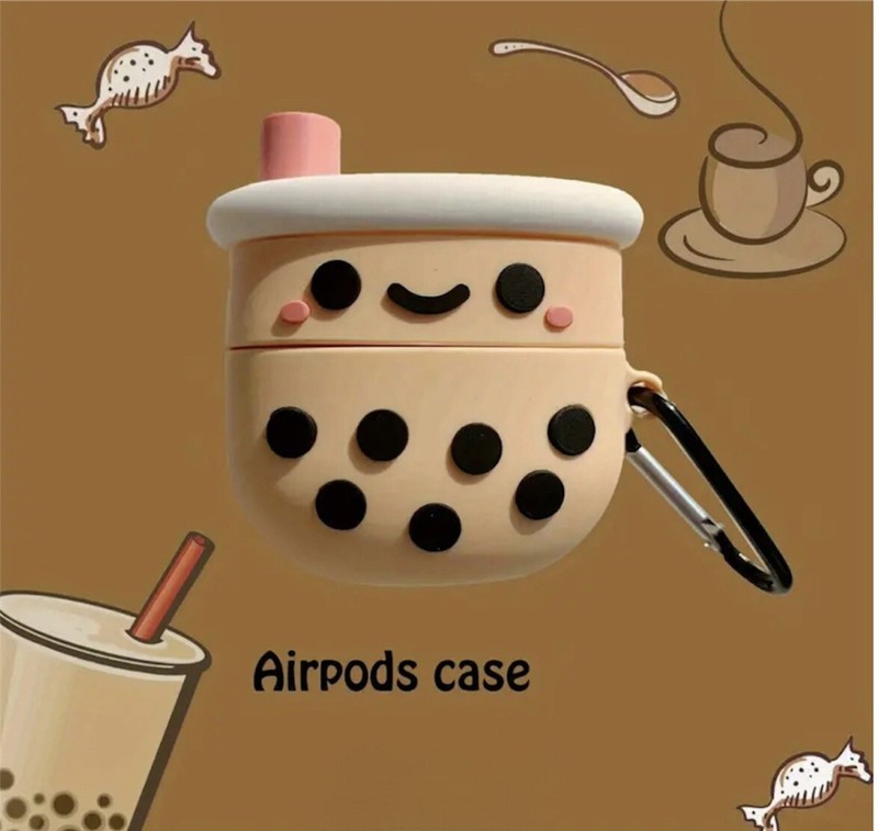 BRAND NEW Milk Tea Boba Airpods Cute Protective Case for Gen 1st And 2nd Gen