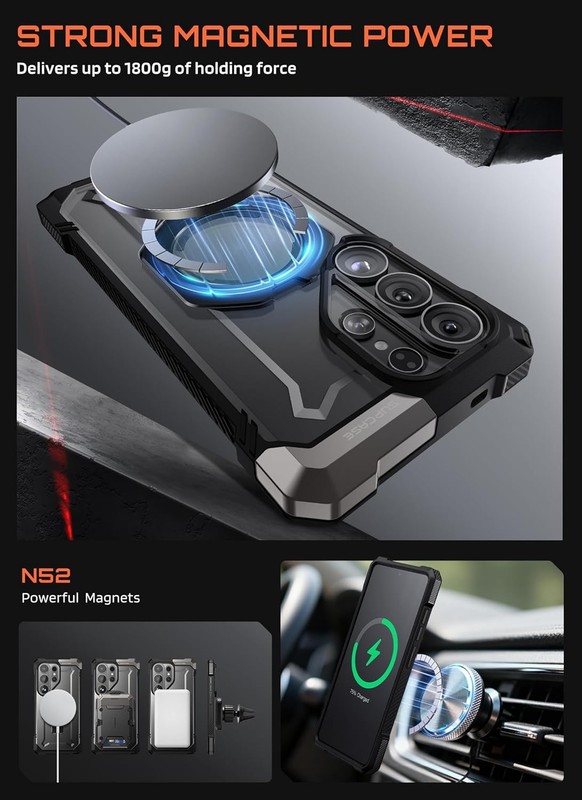 For Samsung Galaxy S26Ultra / S26+ / S26, SUPCASE N52 Magnetic Case Stand Cover gallery