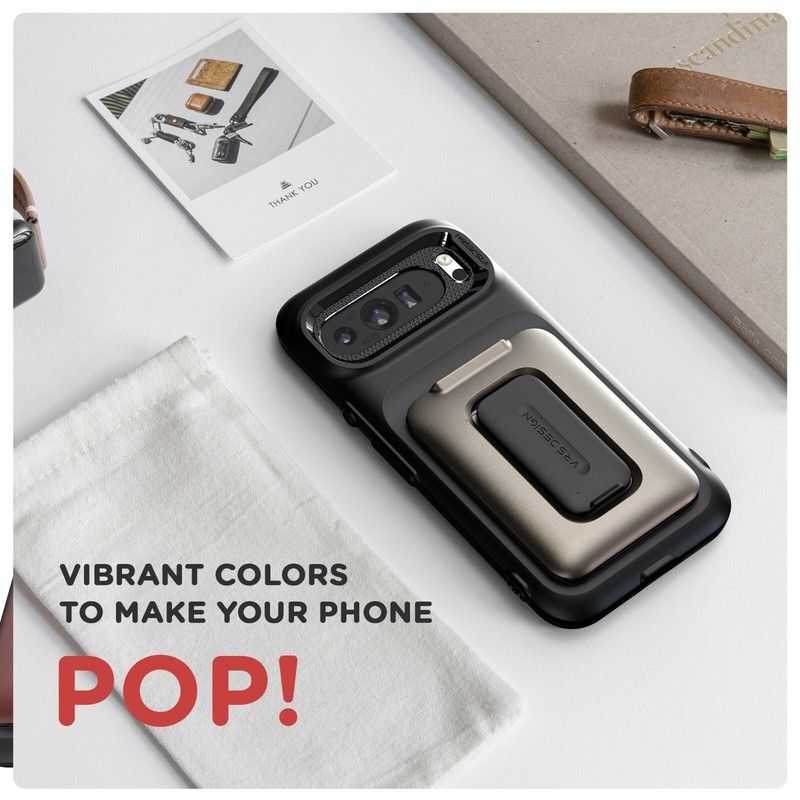 For Google Pixel 9 Pro/XL Case VRS Design [Orb] with Card Wallet & Kickstand gallery