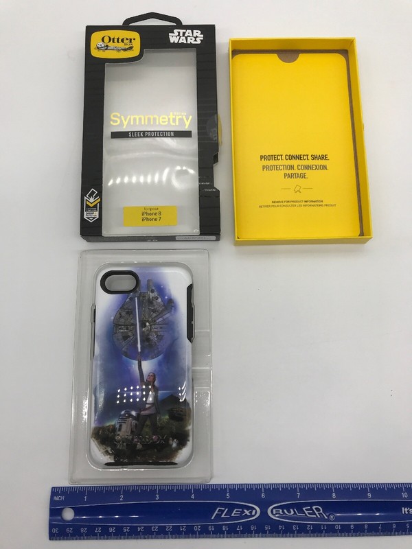 Disney Parks Authentic Star Wars iPhone 7 8 OtterBox✿ Rey R2D2 Millennium Falcon