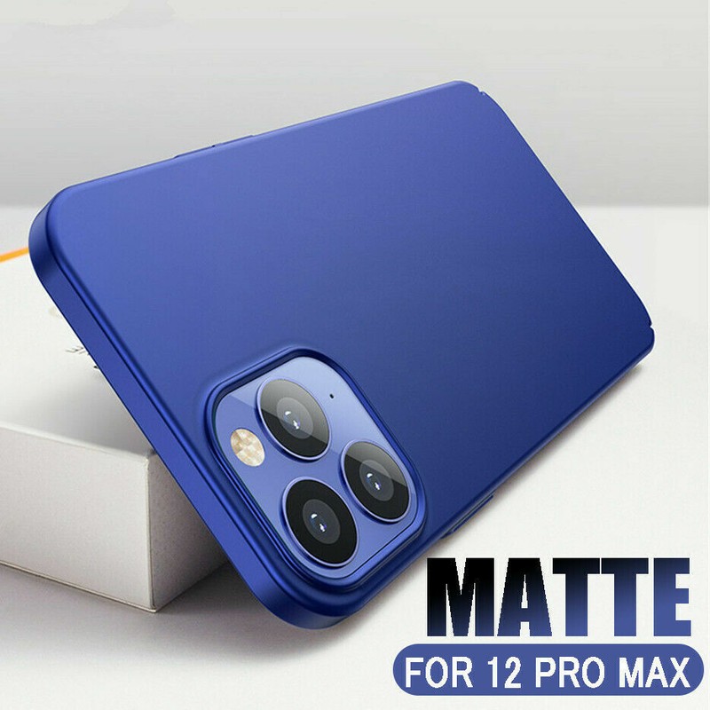 For iPhone 11 12 Pro Max Mini Ultra Thin Case Matte Hard Shockproof Slim Cover gallery