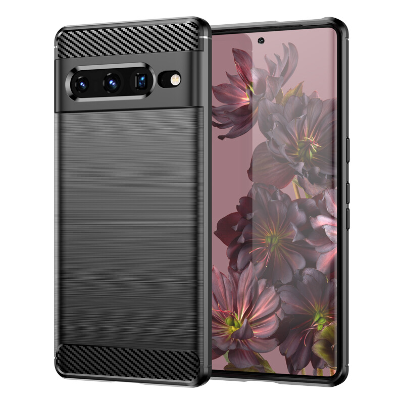 For Google Pixel 8 7 Pro 6 Pro 6a 5 XL 3 Carbon Fibre Shockproof Matte Soft Case