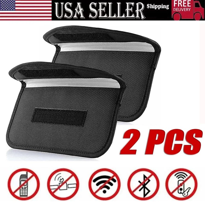 Faraday Bag Cell Phone Wallet Blocker Radiation Signal Shielding Case