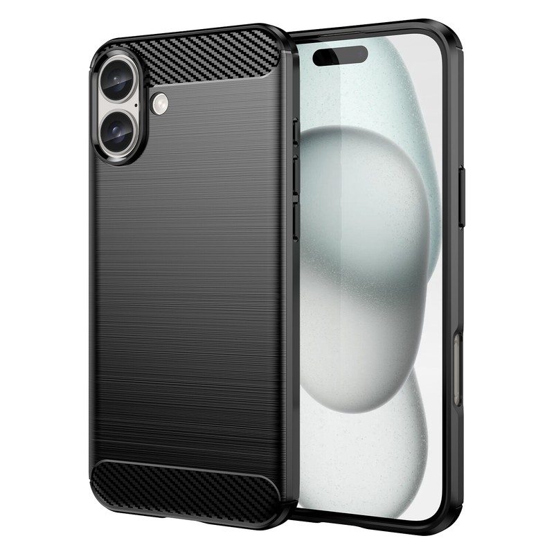Brushed Texture Shockpoof Phone Case For iPhone 16 Pro Max 15 14 Plus 13 12 X 7