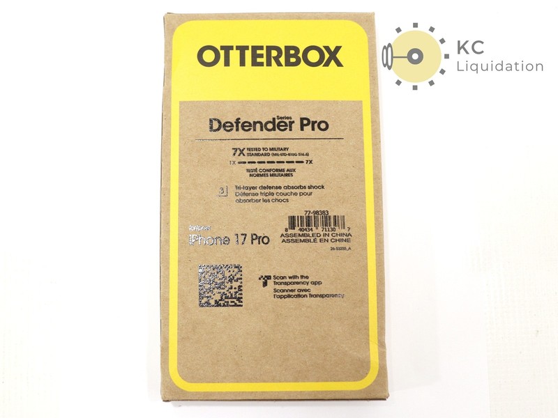 OtterBox Defender Pro For iPhone 17 Pro Shock Absorb Case