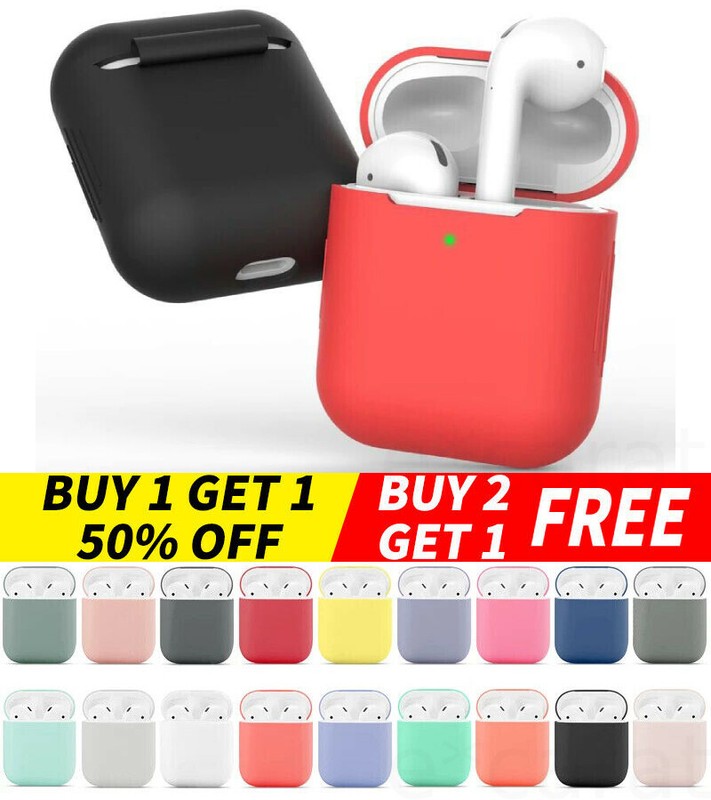 For Apple AirPods Charging Case 2 / 1 Silicone Protective Slim Cover Protector