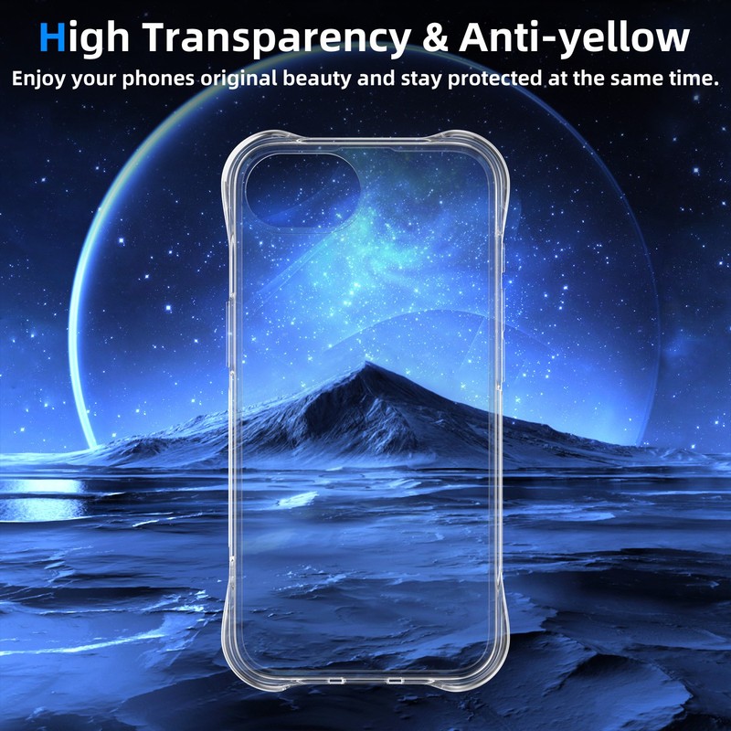 Case For iPhone 17e 17Air Pro Max/ 16e Clear Silicone Soft Slim Shockproof Cover gallery