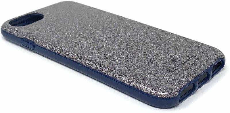 Kate Spade Multi Glitter French Navy Protective Hardshell Case iPhone 8 7 6 plus