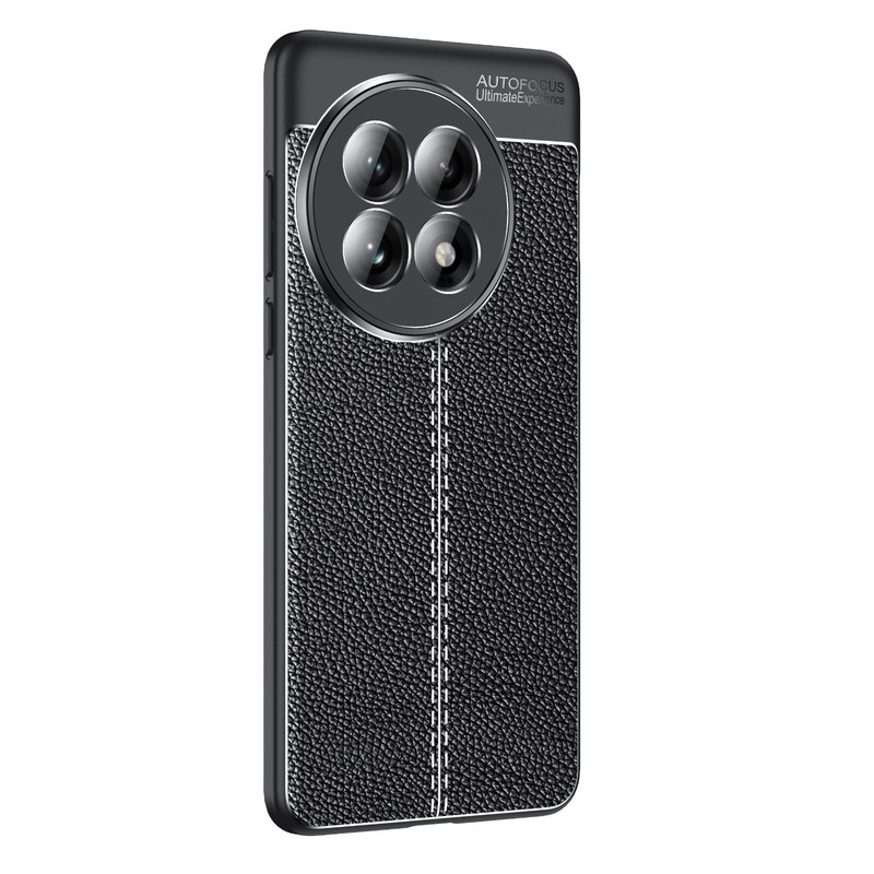 Magnetic PU Leather Plain Rugged Case + Tempered Glass For OnePlus 13T 12 11 gallery