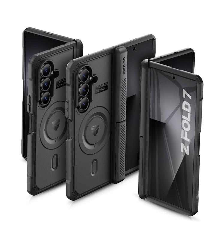 Dexnor Full Body Case for Samsung Galaxy Z Fold 7 with MagSafe Dual Kickstands gallery