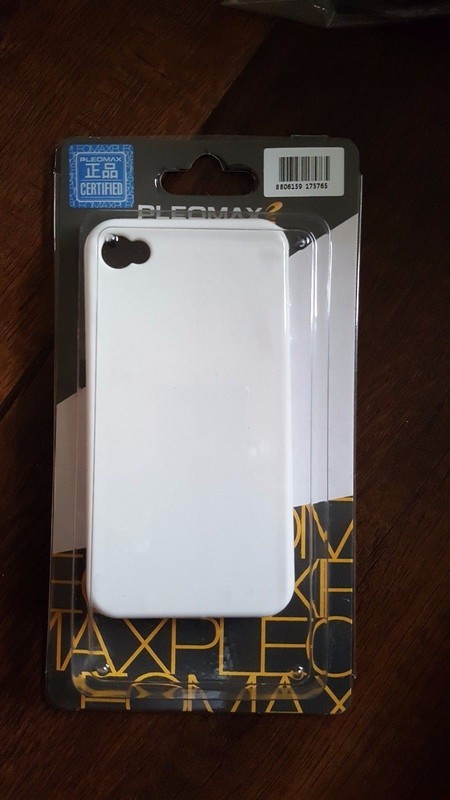 Ultra Thin White Hard Plastic Case Cover For iphone 4 iphone 4S 1pc Pleomax