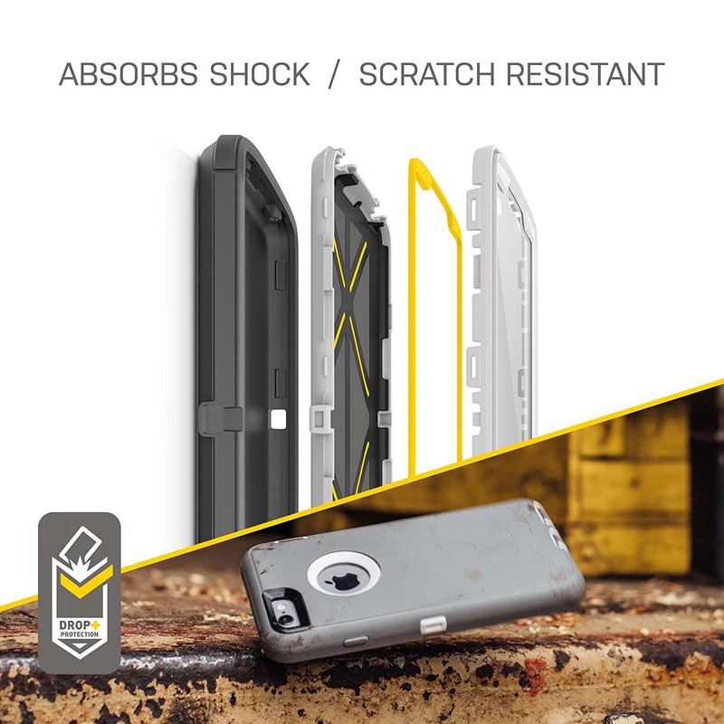 For iPhone 6 6s Plus Case Shockproof Fits Defender Belt Clip Screen Protector gallery