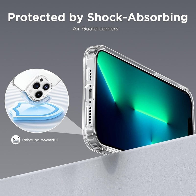 Clear Magnetic Shockproof Case with Mag-Safe Wireless Charging For iPhone 15Plus gallery