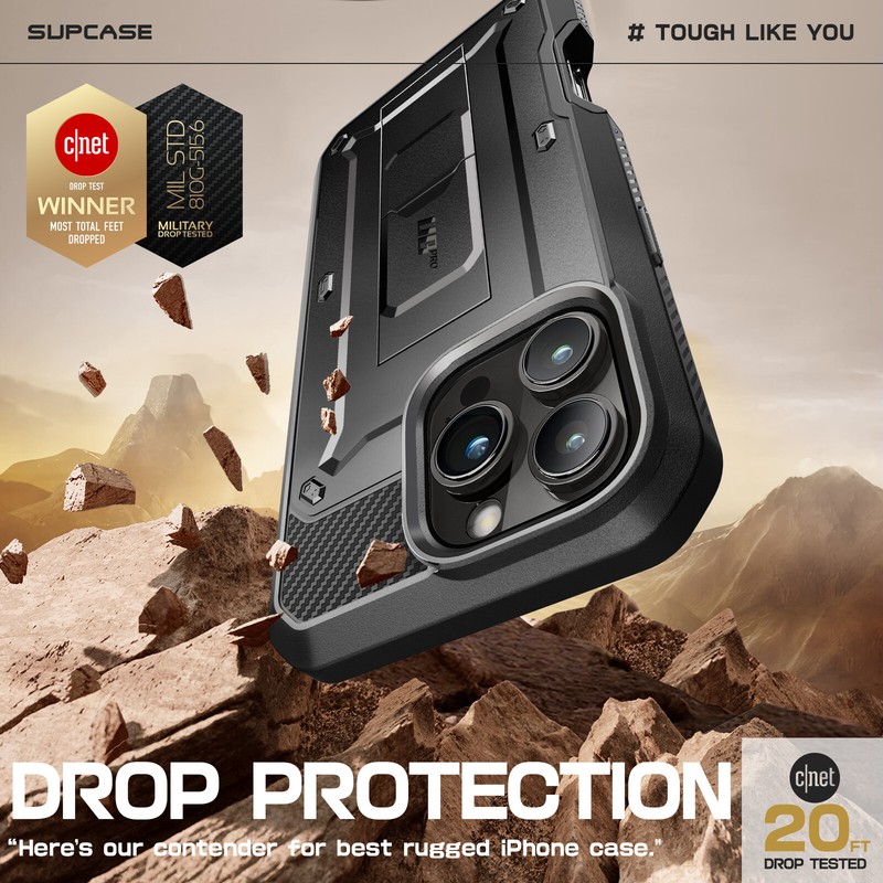 For New Apple iPhone 16 Pro 6.3" SUPCASE Unicorn Beetle Pro Case Kickstand Cover gallery