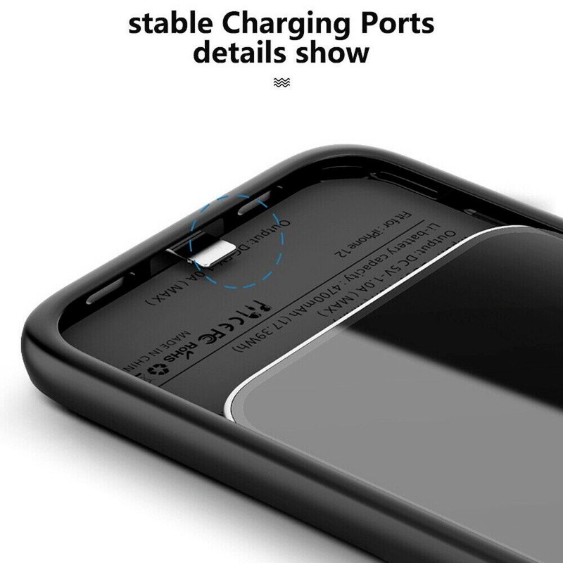 6800mAH Battery Charger Case Power Bank Cover For iPhone 11 12 13 14 15 XR XS 8 gallery