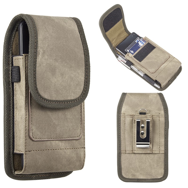 Cell Phone Card Belt Clip Pouch Case Holster For iPhone 16 Pro/16/16e/15 Pro/15