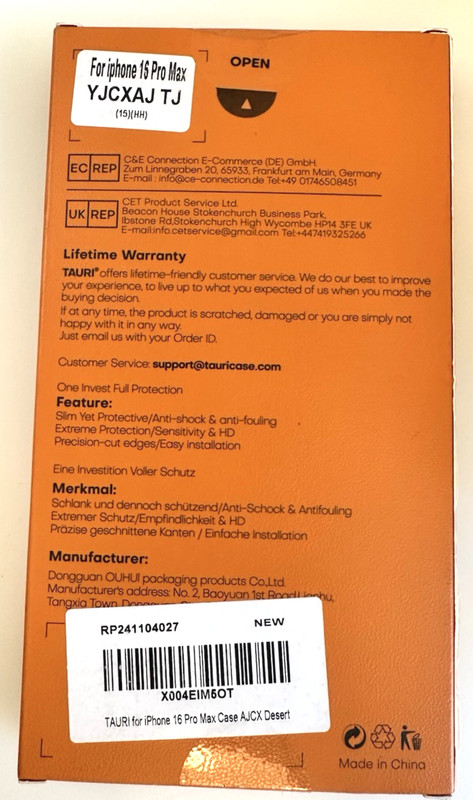 iPhone 16 Pro Max w/Magsafe Shockproof, Desert gallery