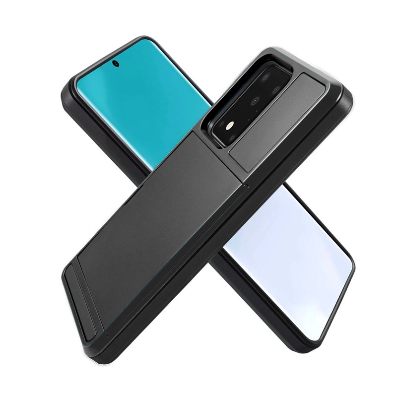For Galaxy S20 S20 Plus S20 Ultra Wallet Case Credit Card Holder ID Slot Cover