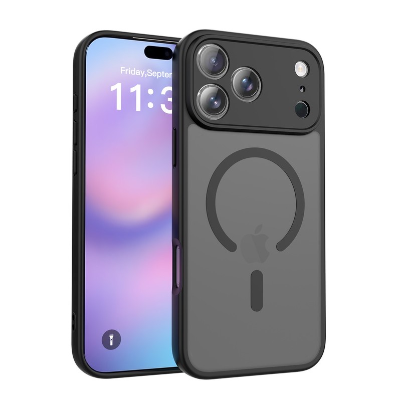 Translucent Case Shockproof For iPhone 17 Pro Max 16 15 14 13 12 Magnetic Hard