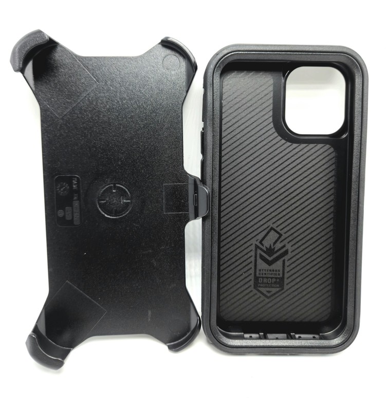 IPhone 12 Mini Case - Black Otterbox Defender - Wireless Charging Compatible gallery