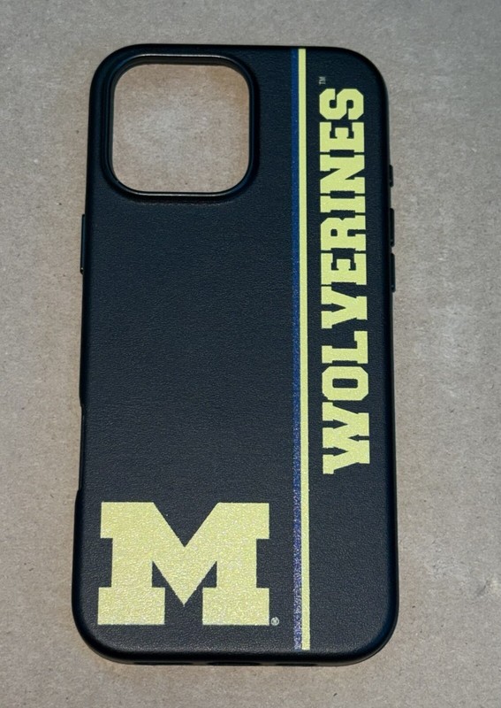 Michigan Wolverines Keyscaper iPhone Magnetic Bump Case 16 Pro Max