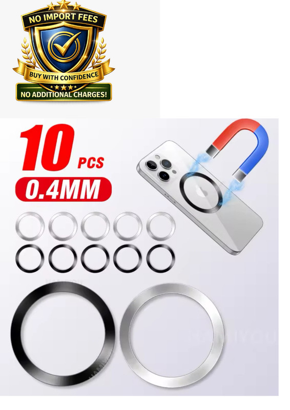 10x Adhesive for APPLE ANDRIOD iPhone Magsafe Wireless Charging Metal Ring